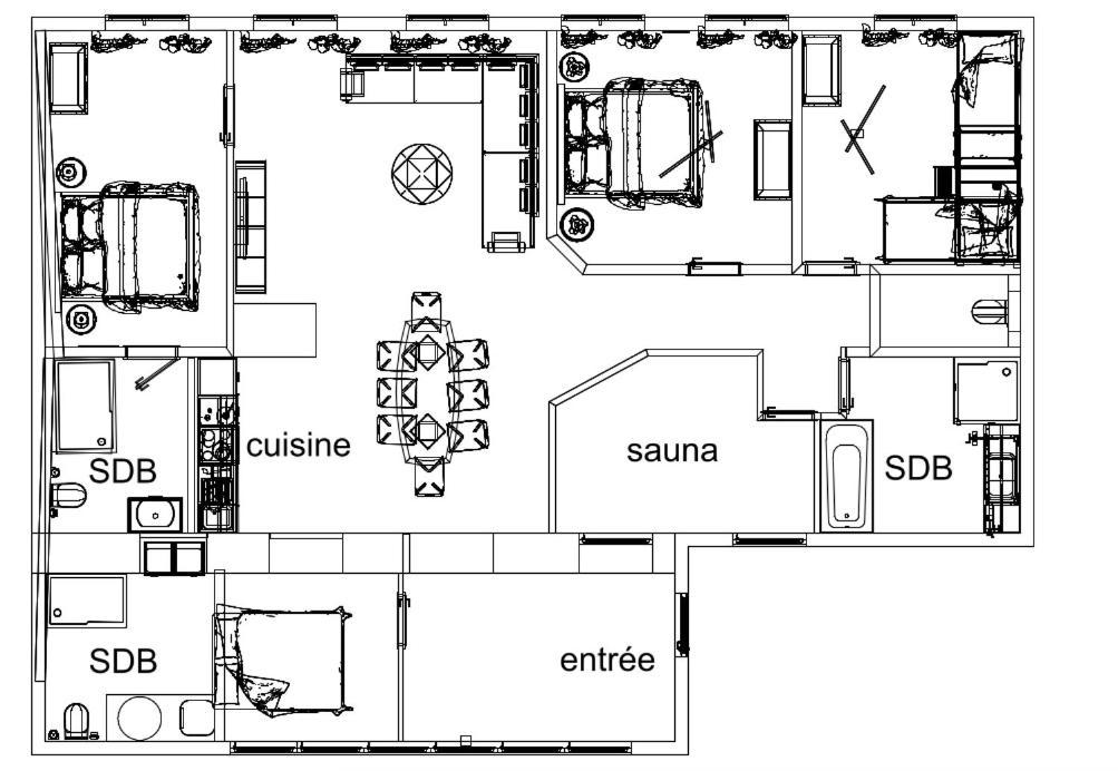 Appartement A Travers Champs Avec Sauna Et Parking กอลมาร์ ภายนอก รูปภาพ